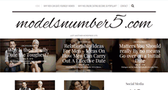 Desktop Screenshot of modelsnumber5.com